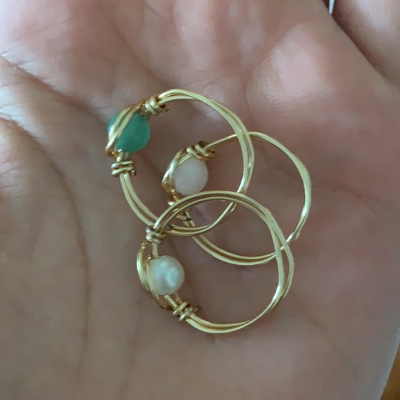 Handmade nest wire rings (pack of 3) - Picture 5 of 6